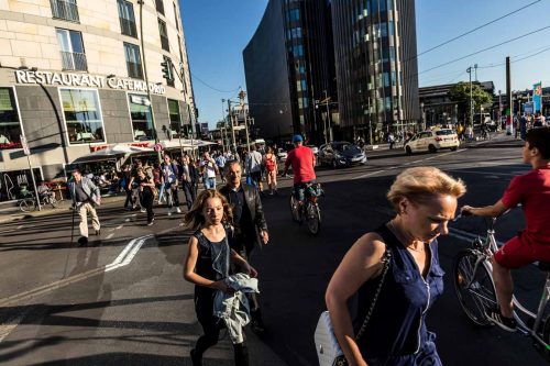 Berlin, June 2015. is the capital of Germany, and one of the 16 states of Germany. With a population of 3.5 million people, Berlin is Germany's largest city. It is the second most populous city  and the seventh most populous urban area in the European Union