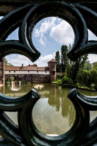Nuremberg, Germany, June 2015.Nuremberg, a city in Bavaria, is distinguished by its medieval architecture, including the fortifications and stone towers of its Altstadt (Old Town).