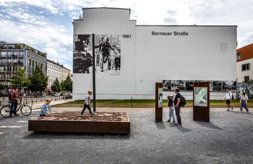 Berlin, June 2015.Berlin wall Memorial on Bernauer Strasse. Berlin is the capital of Germany, and one of the 16 states of Germany. With a population of 3.5 million people, Berlin is Germany's largest city. It is the second most populous city  and the seventh most populous urban area in the European Union