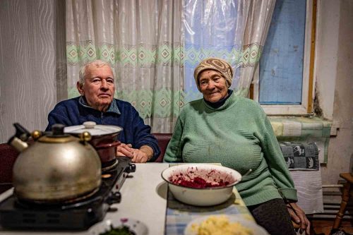 Ukraine, , Nov 2022.  The city of Makariv deeply scarred by the war.
