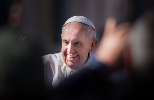 Vatican City, March 22 2017. Pope Francis on Wednesday called for water to be protected as a good for all as he greeted participants in a Vatican conference organised by the Pontifical Council for Culture.