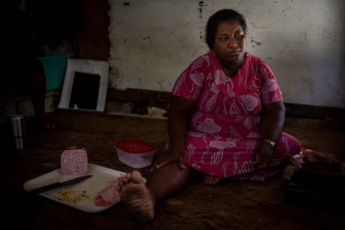 Ebadon island , Marshalls islands. July 2023, images of the tiny island of Ebadon where a community of 80 people live. Located 75 nautical miles from the capital Ebeye.