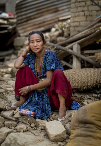 Kathmandu, Nepal, 12 may 2015.