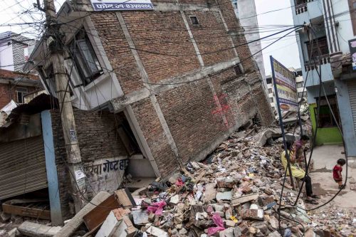 Kathmandu, Nepal, 12 may 2015.