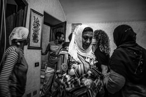 Rome, Italy,Jun 2013.A Tunisian family about to loose thier house becouse they cannot pay the rent anymore.