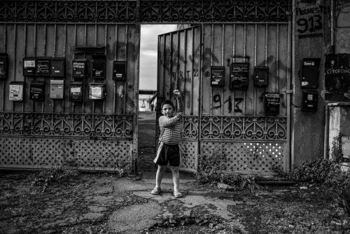 Rome, Italy, may 2013. Son of an italian homless